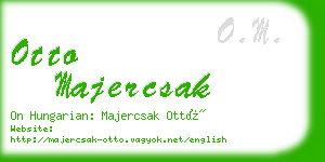 otto majercsak business card